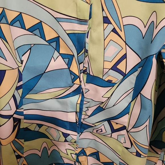 Chicos Size 3 Muliticolor Button Blouse - Picture 3 of 4